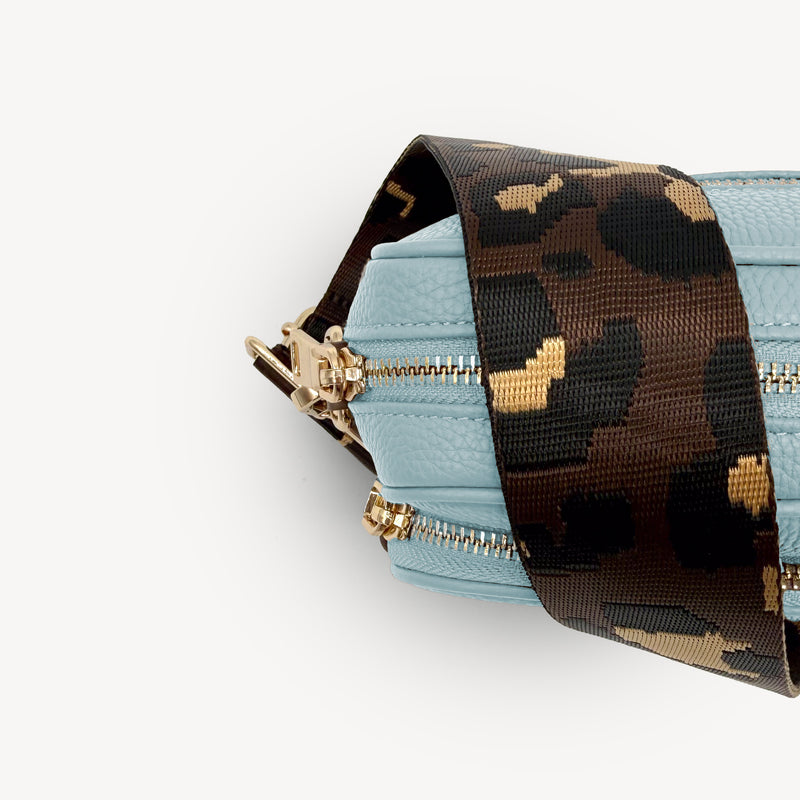 Brown & Gold Leopard  Strap