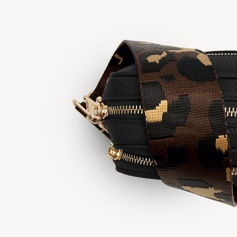 Brown & Gold Leopard  Strap