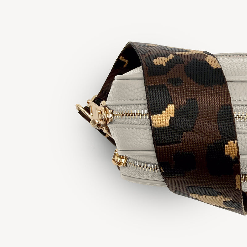 Brown & Gold Leopard  Strap