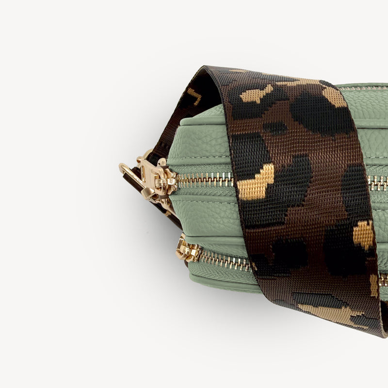 Brown & Gold Leopard  Strap
