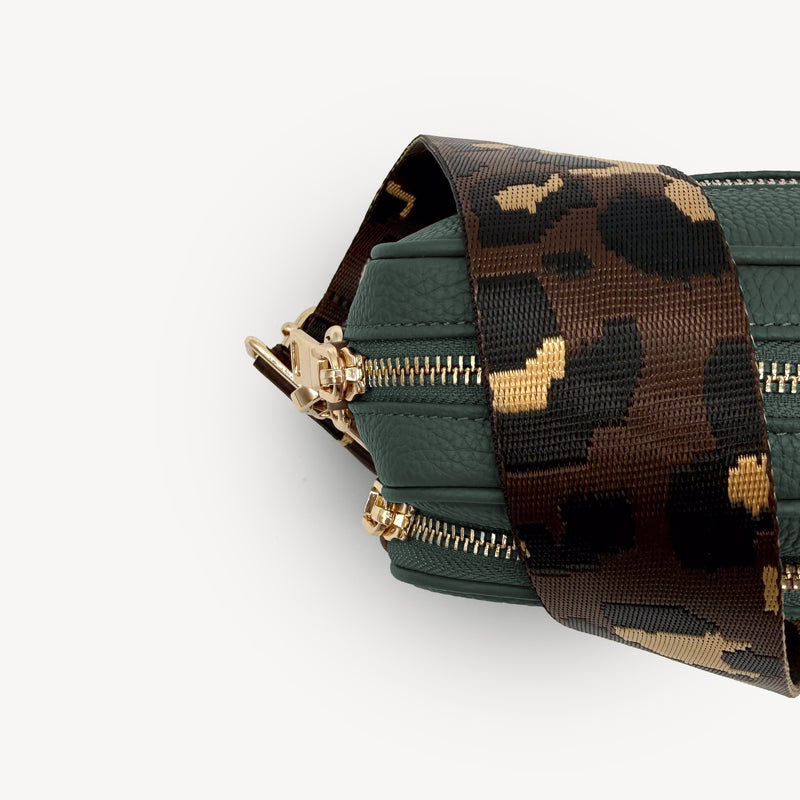 Brown & Gold Leopard  Strap