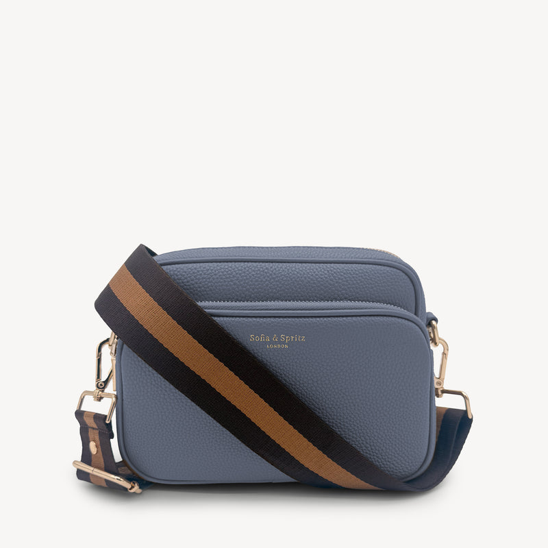 Chocolate Brown Stripe Strap
