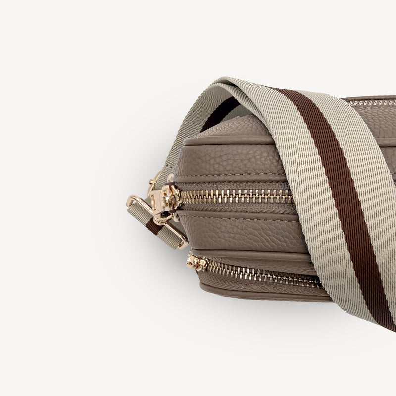 Light Mocha Stripe Strap