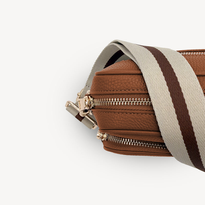Light Mocha Stripe Strap