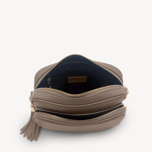Alba Crossbody Bag - Taupe thumbnail-image-9