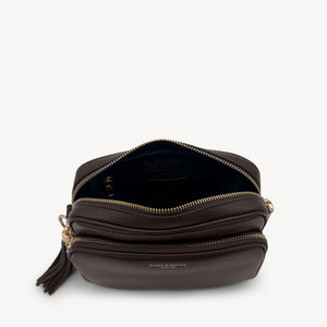 Alba Crossbody Bag - Chocolate Brown thumbnail-image-9
