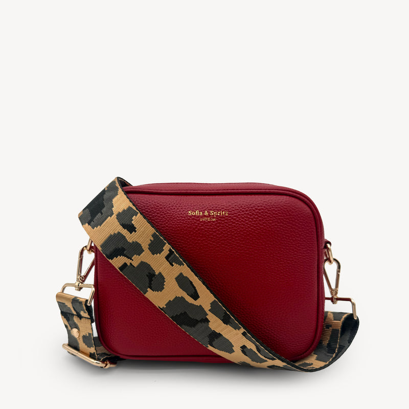 Gold & Grey Leopard Strap