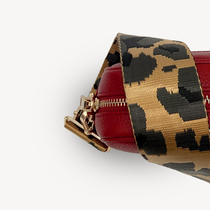 Gold & Grey Leopard Strap