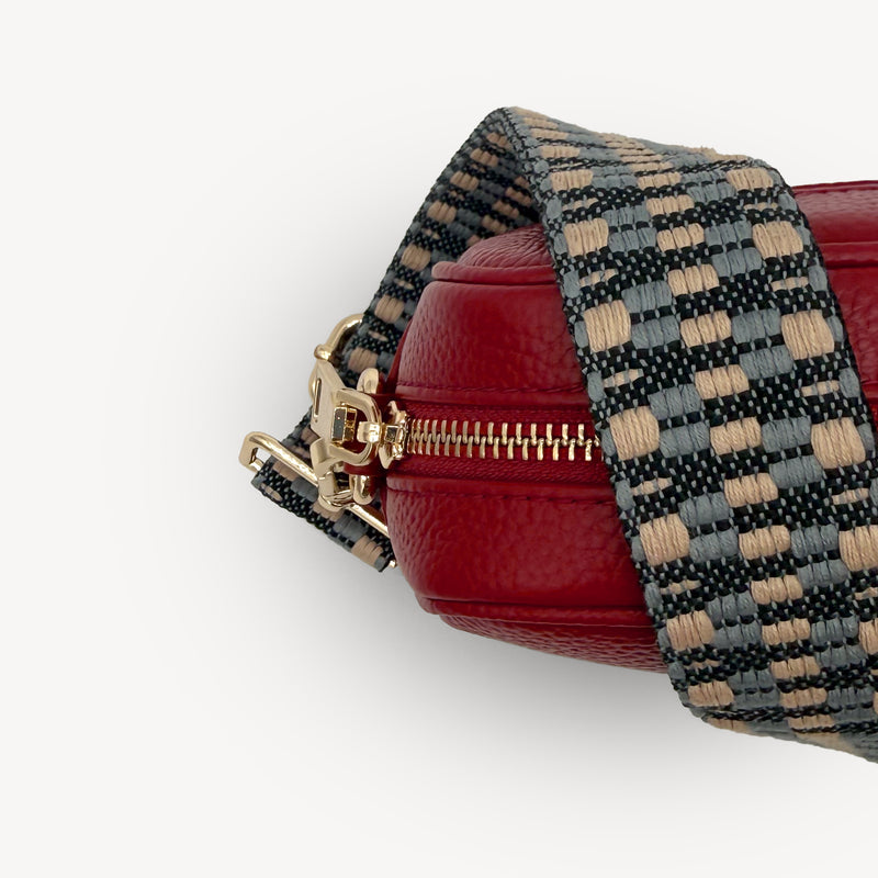 Blue & Stone Zigzag Strap