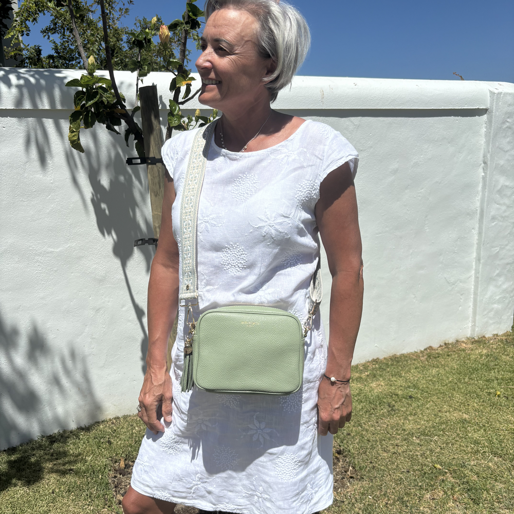 Lyla Crossbody Bag - Sage Green thumbnail-image-8