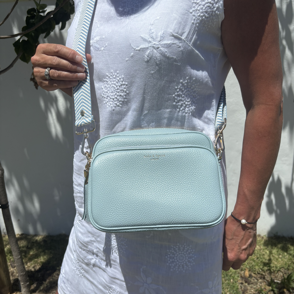 Alba Crossbody Bag - Sky Blue thumbnail-image-12