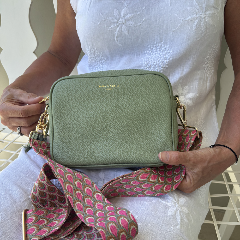 Lyla Crossbody Bag - Sage Green thumbnail-image-7