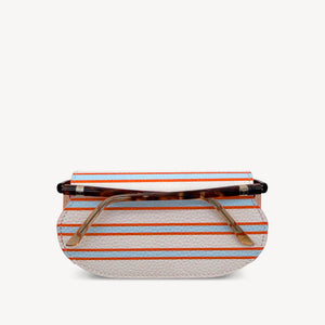 Blue, Orange & Stone Stripe