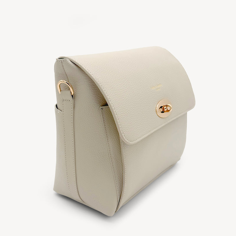 Elara Messenger Bag - Stone