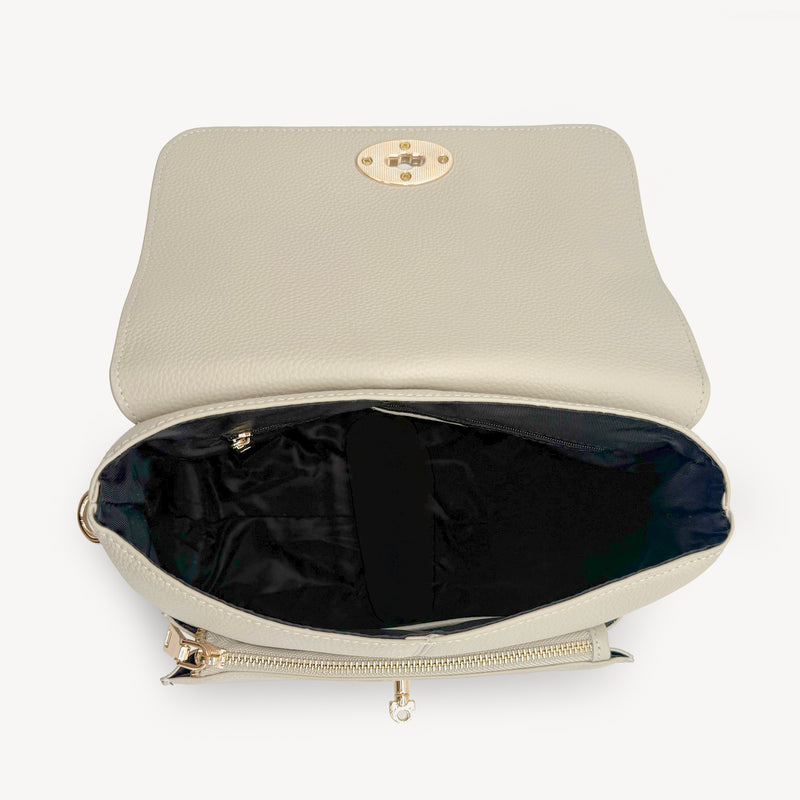Elara Messenger Bag - Stone