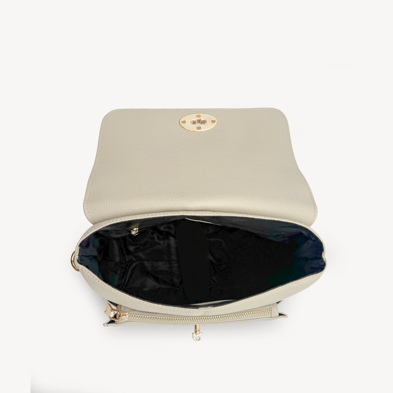 Elara Messenger Bag - Stone