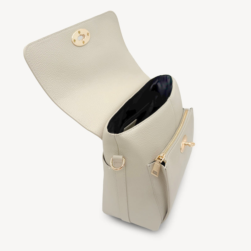 Elara Messenger Bag - Stone
