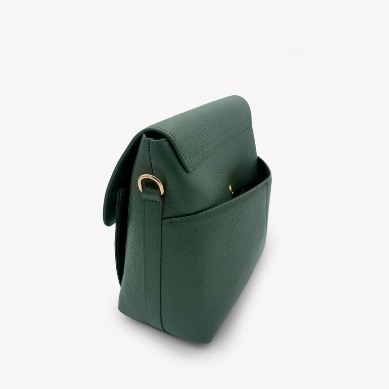 Elara Messenger Bag - Racing Green