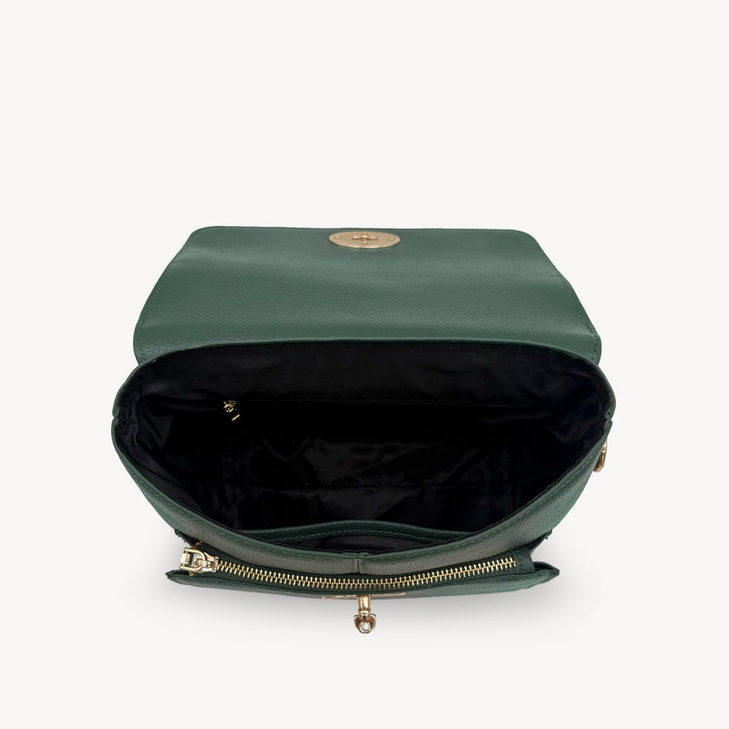 Elara Messenger Bag - Racing Green
