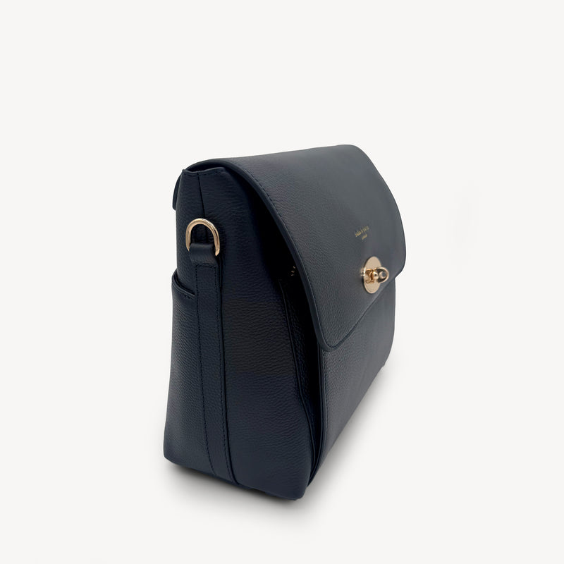 Elara Messenger Bag - Navy