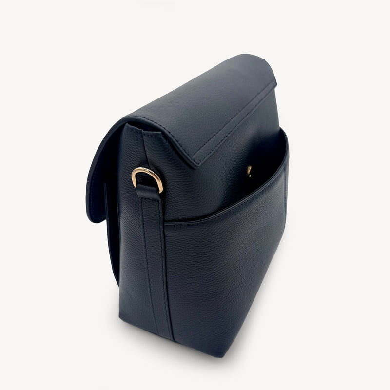 Elara Messenger Bag - Navy
