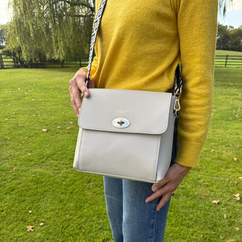 Elara Messenger Bag - Stone