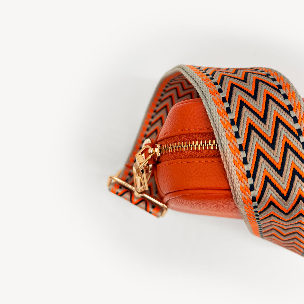 Orange, Black & Stone Aztec Strap thumbnail-image-10