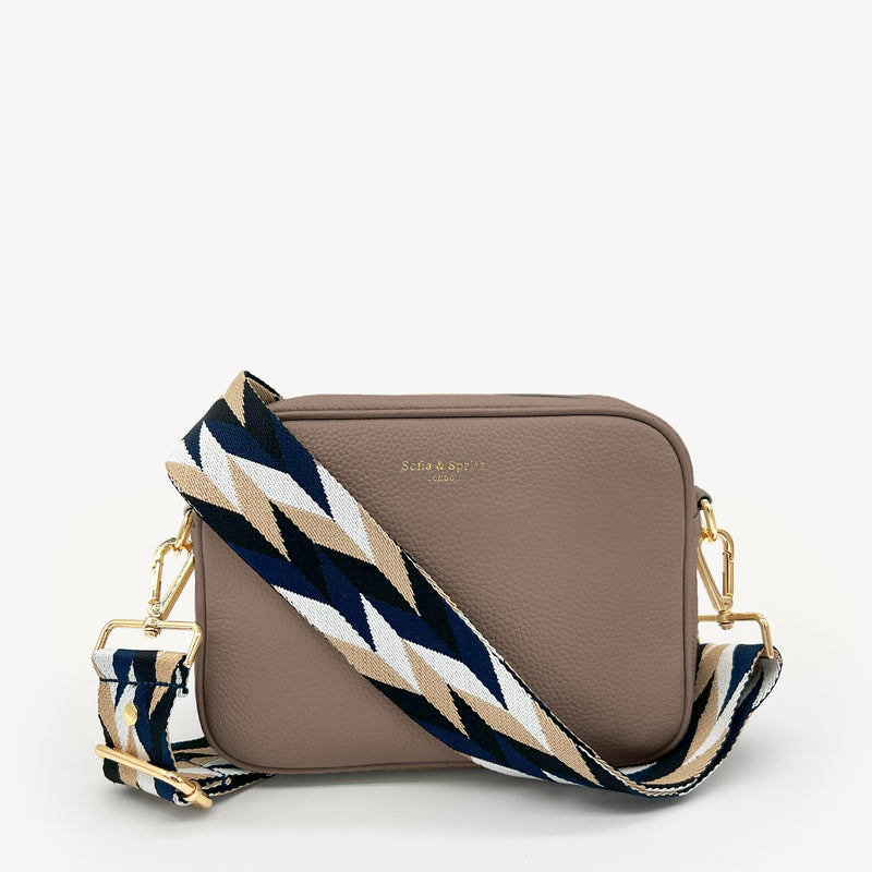 Navy & White Mosaic Strap