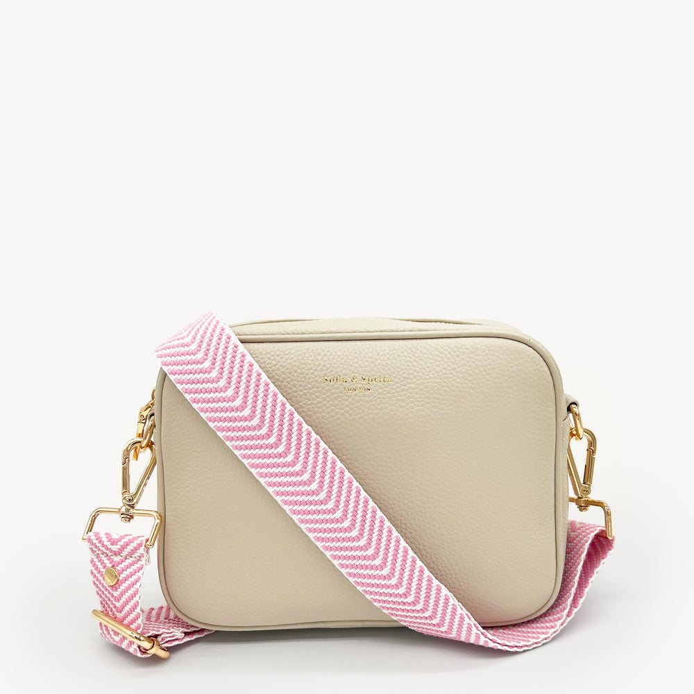 Pale Pink & White Chevron Strap thumbnail-image-14