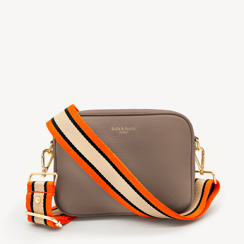 Orange, Tan & Black Stripe Strap