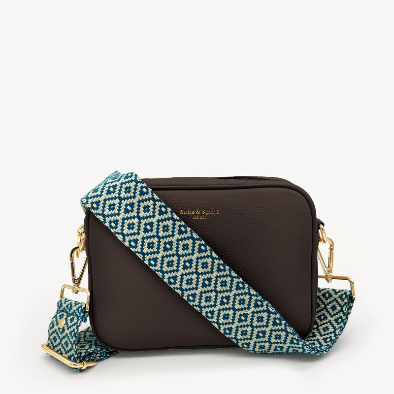 Blue & Stone Embroidered Strap