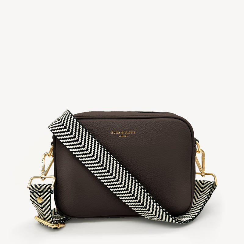 Black & White Chevron Strap