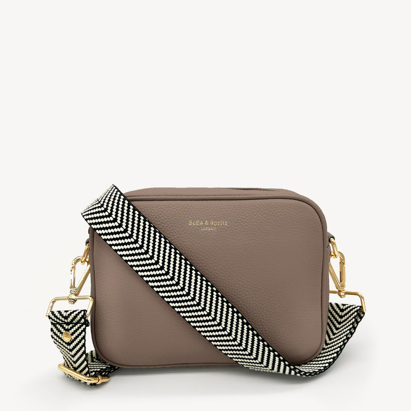 Black & White Chevron Strap