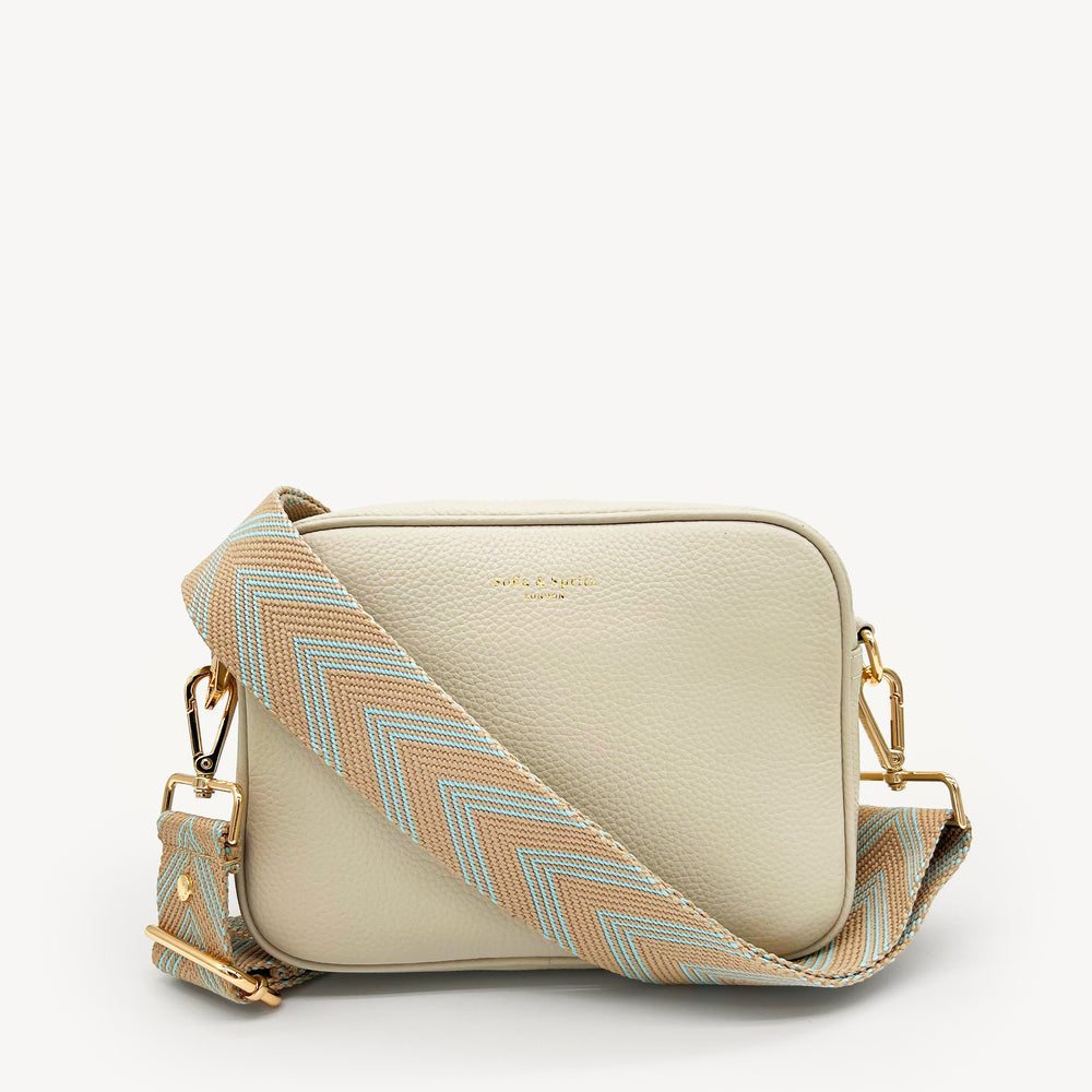 Pale Blue & Tan Arrow Strap thumbnail-image-13