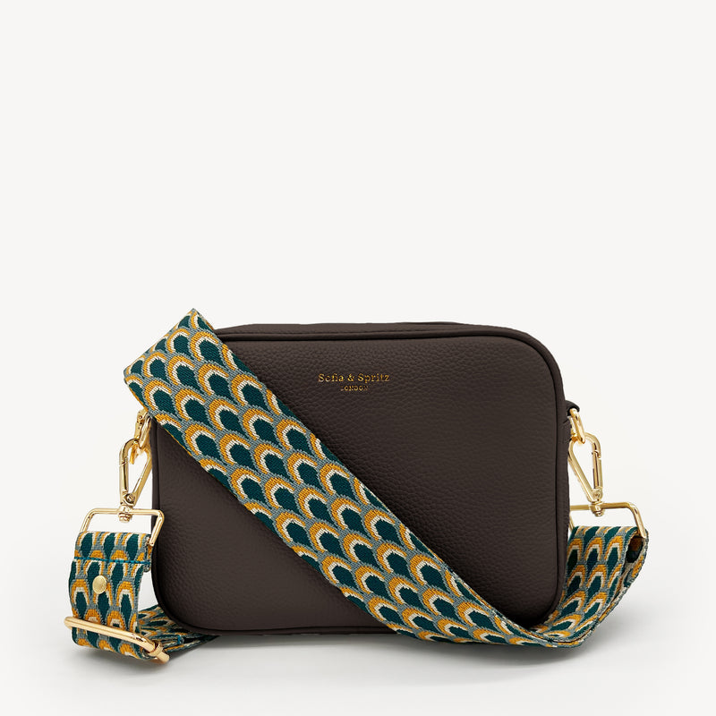 Teal Peacock Strap
