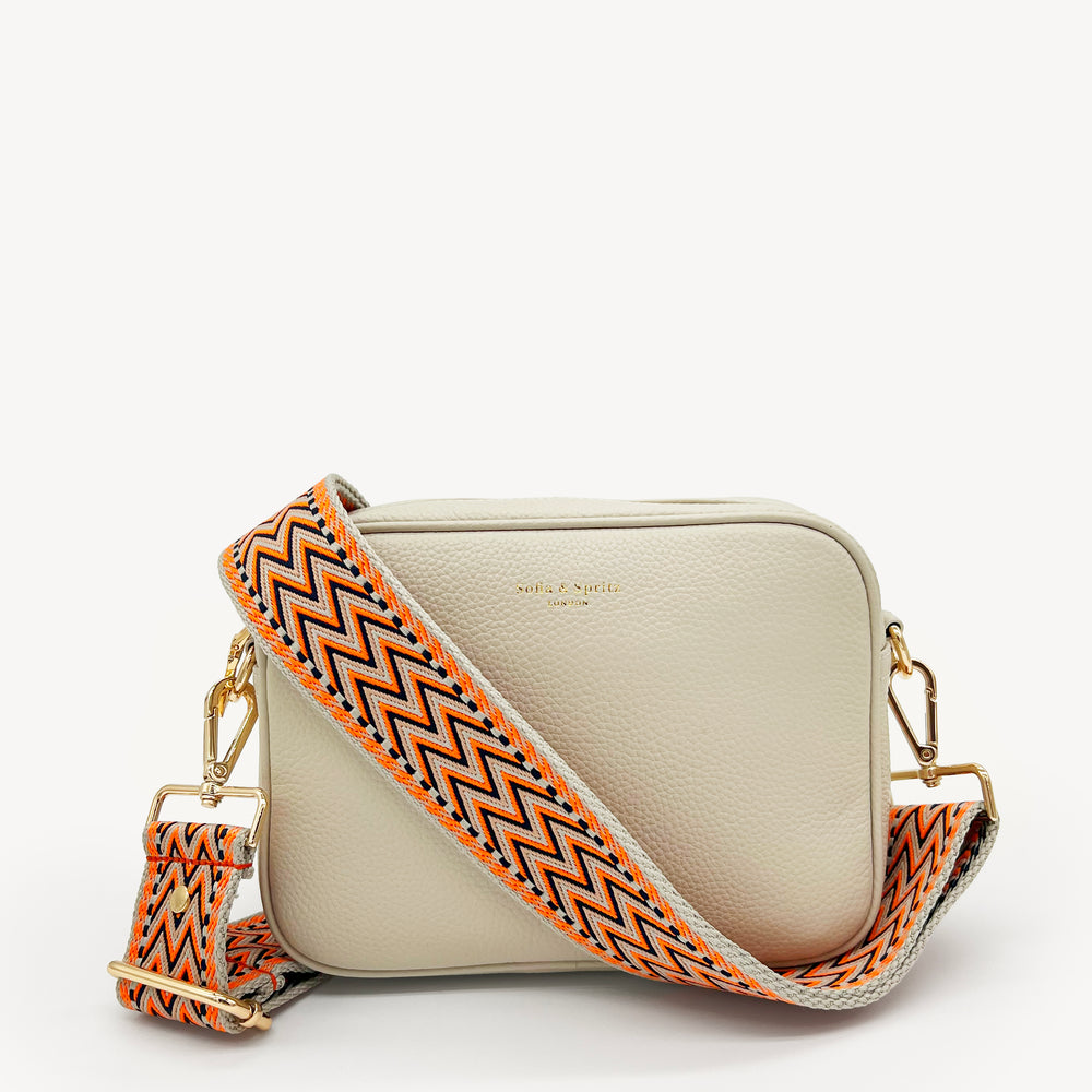 Orange, Black & Stone Aztec Strap thumbnail-image-13