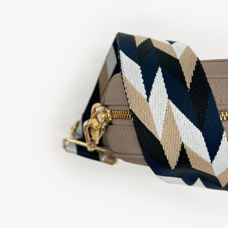 Navy & White Mosaic Strap