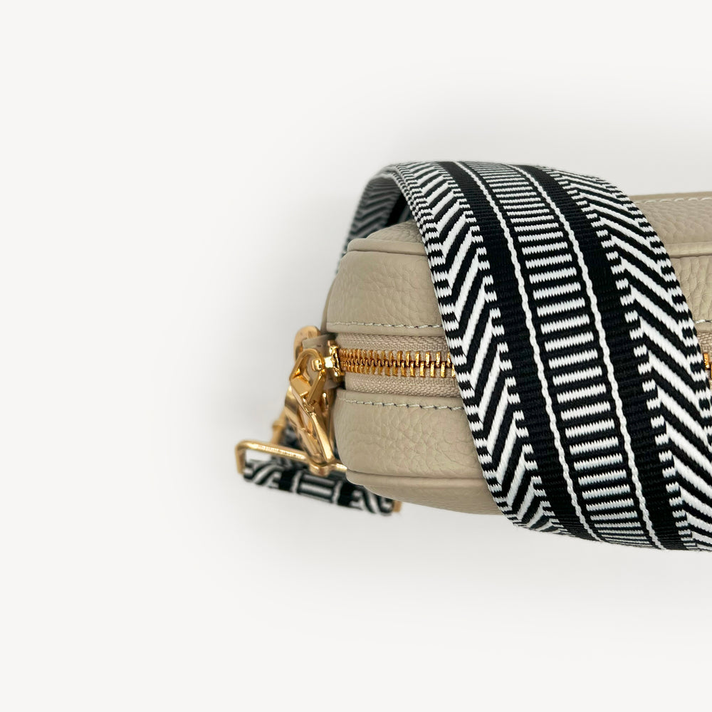 Black & White Stripe Aztec Strap thumbnail-image-14