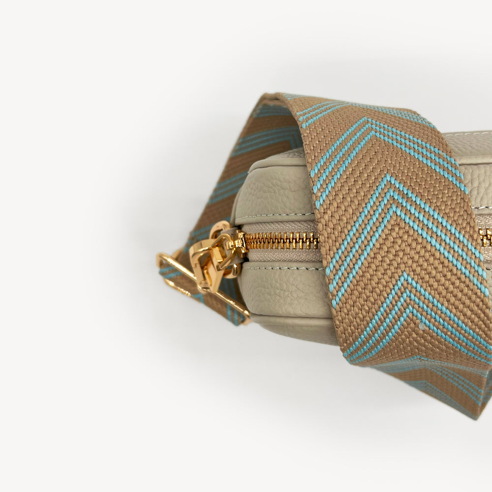 Pale Blue & Tan Arrow Strap thumbnail-image-14