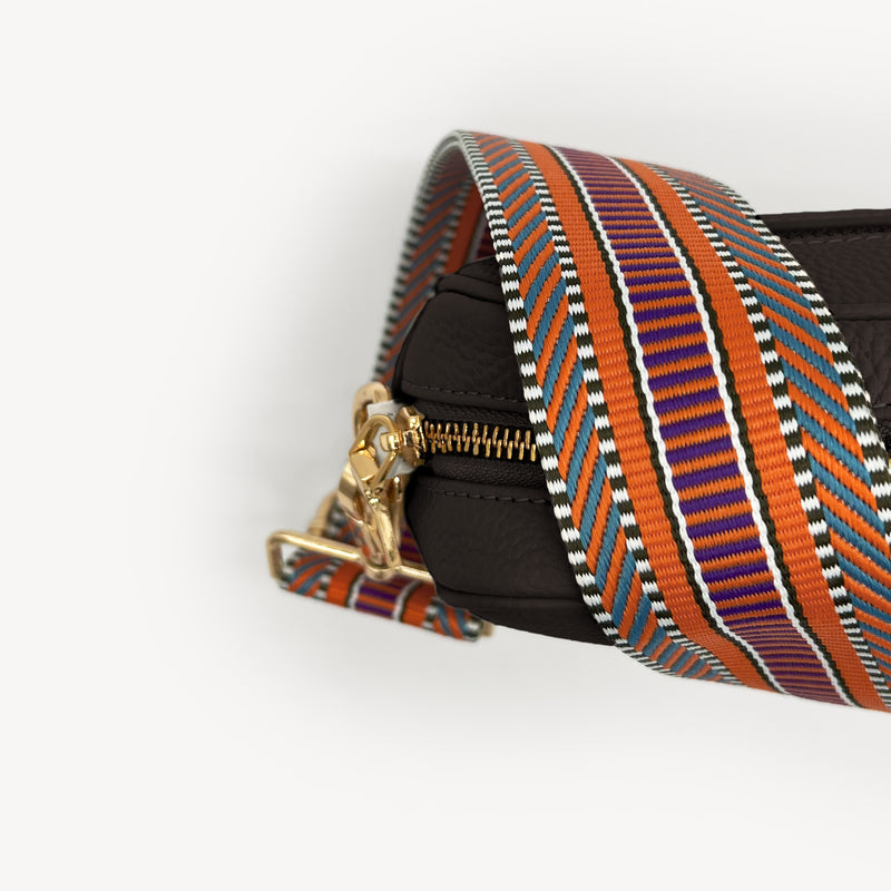 Orange Assortment Stripe Aztec Strap