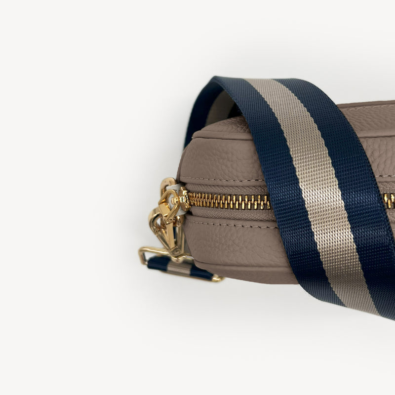 Navy & Gold Stripe Strap
