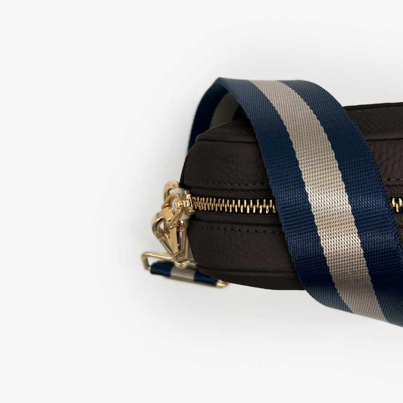 Navy & Gold Stripe Strap