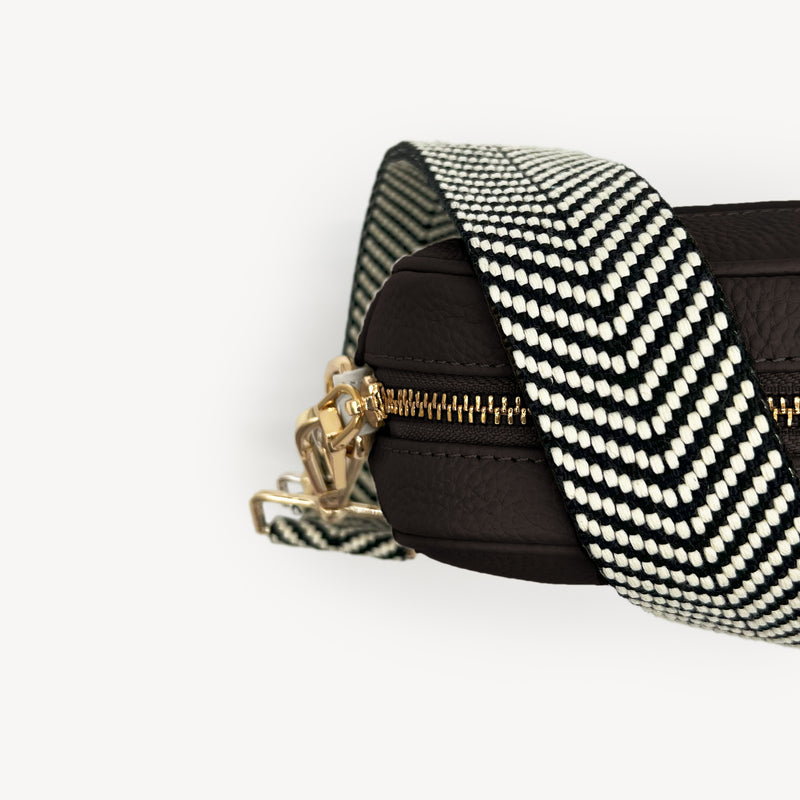 Black & White Chevron Strap