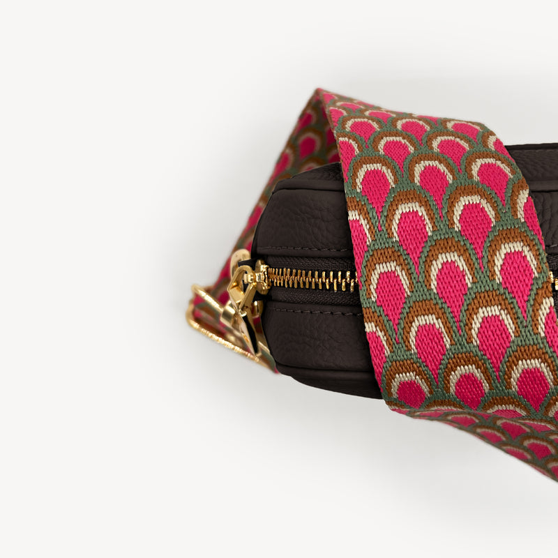 Pink Peacock Strap