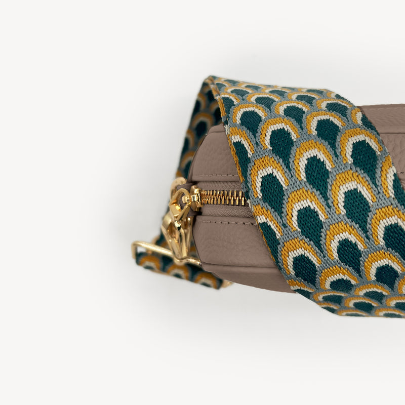 Teal Peacock Strap