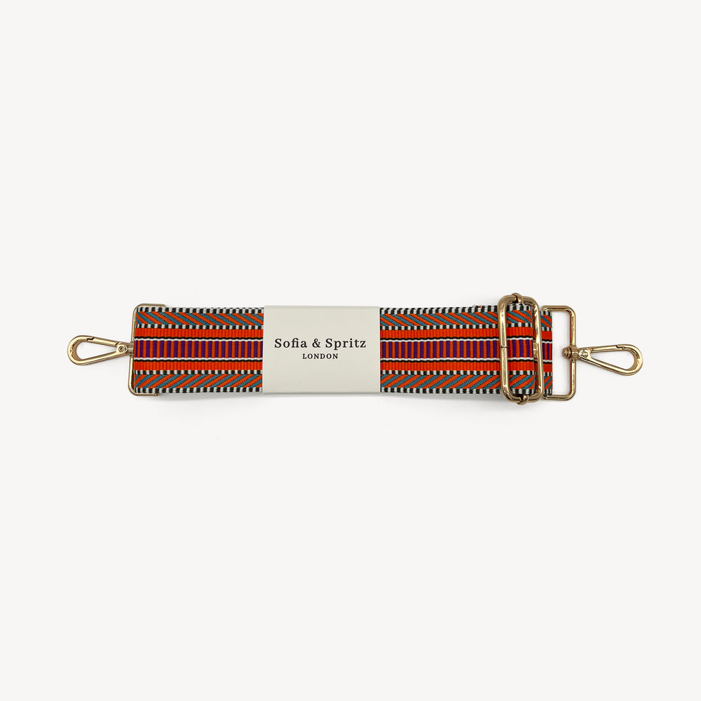 Orange Assortment Stripe Aztec Strap thumbnail-image-2