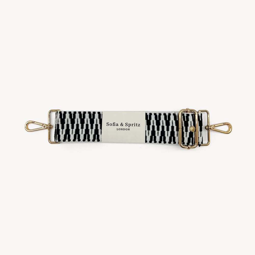 Black & White Zigzag Strap thumbnail-image-2