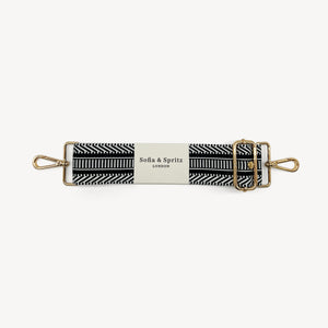 Black & White Stripe Aztec Strap thumbnail-image-2