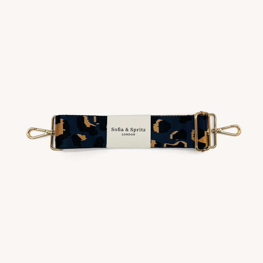 Navy & Gold Leopard Strap thumbnail-image-2