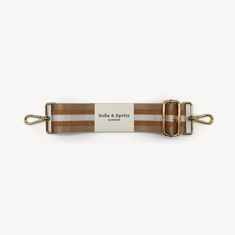 Champagne & Rose Gold Stripe Strap thumbnail-image-2